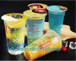 PLA compostabale Cup, PET Cup, PP Cup, PS Top Snack Cup Straw, Food Takeout Box,