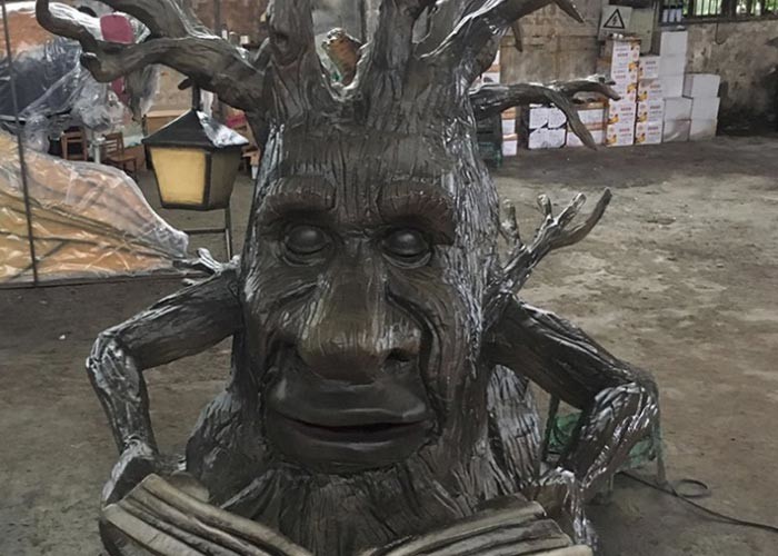 Artificial Lifelike Funny Animatronic Talking Tree For Theme / Amusement Park