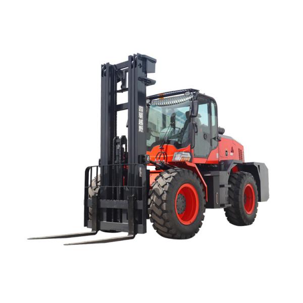 China 3.5 4 5 6 7 Ton Forklift Off Road 4WD 4X4 All Rough Terrain Forklift