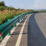 Road Traffic Safety Straight Barrier Hot Dip Galvanized Steel Guardrail at