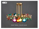 Chandelier lighting for dining room Home Decoration Gold Round Kitchen Fixture