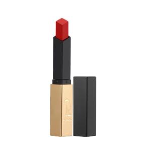 Wholesale Slender Lip Balm Tubes 3.5g Red Square Lipstick Metal Like Exterior from china suppliers