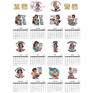 Wholesale 12 X 12 Inches Custom Wall Calendar featuring Holiday/Seasonal Theme Spiral Binding Included from china suppliers