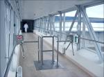 Wall Mounted Pedestrian Turnstile Gate Full Automatic Motorised For Bus Entrance