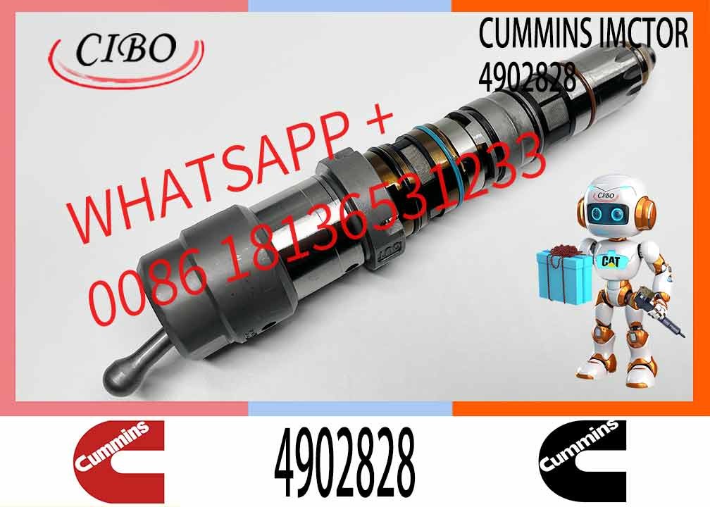 Common Rail Diesel Fuel Injector 4902828 4077077 4062091 For Cummins Engine QSK23