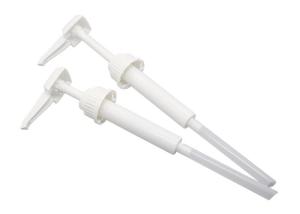 Wholesale PP Plastic White Sauce Dispenser Pump 43mm Closure With 15ml 30ml Dosage from china suppliers