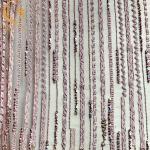 3D Embroidered African Lace Fabric Polyester Pure Heavy Lace Fabric For Wedding