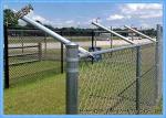 PVC Coated 9 Gauge Heavy Duty Chain Link Fencing Quick To Install