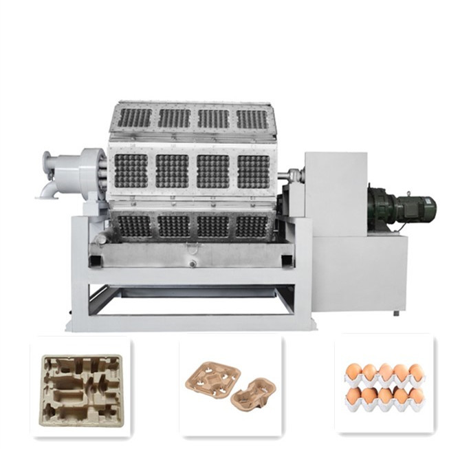 40KW Fully Automatic Pulp Tray Machine Paper Pulp Seedling Cup Flower Pot