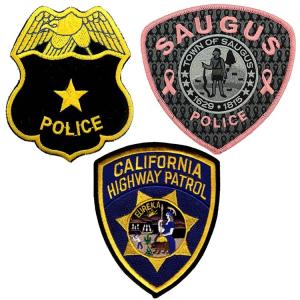 Wholesale 120D No Backing Police Embroidered Patch from china suppliers