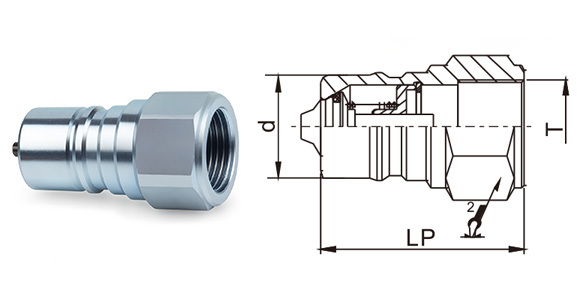 cb sp 10f tg iso 7241 a hydraulic quick coupling