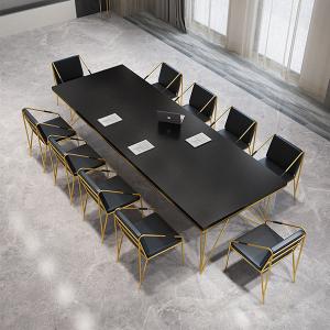 China Customized Melamine Rectangle Office Conference Table For 10 People on sale