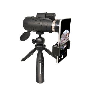 Wholesale HD 12x50 Mobile Phone Telescope Bak4 With Tripod Holder For Outdoor Camping Bird Watching from china suppliers