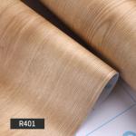 PVC Wood Grain Wallpaper Waterproof Anti -Scratch Decor Film Furniture