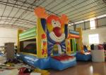 Circus clown inflatable combo house waterproof PVC fabric inflatable clown
