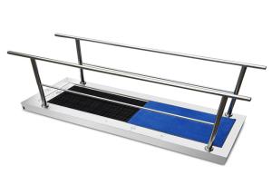 Wholesale AC 220V SS Handrail 1 Meter Shoe Sole Cleaner Machine from china suppliers