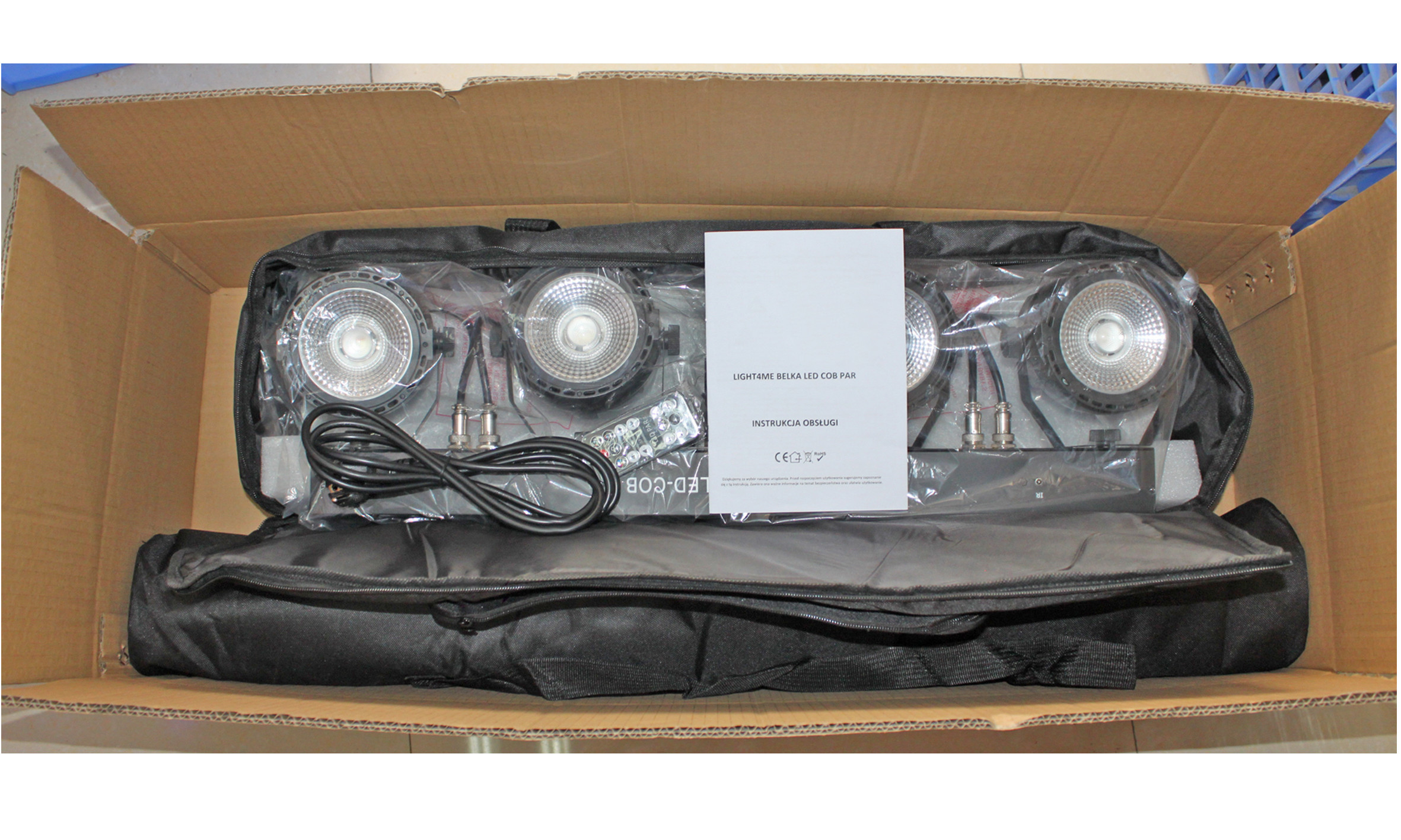 4PCS 30W COB Par sets led flat par 4 system dj bar stage lighting