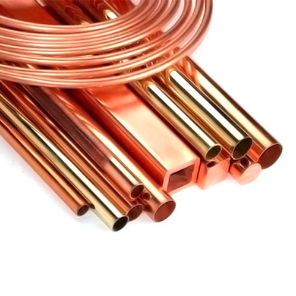 1000mm-6000mm Length Copper Pipe Tubes Suitable for High Temperature Application