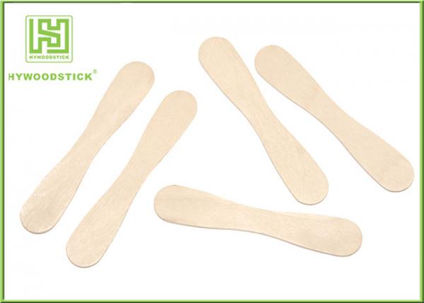 Quality FDA Certificate Wooden Ice Cream Stick Craft Natural Color 94 * 17mm - 11 * 2mm for sale