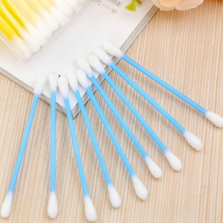 S&J Disposable Swabs Medical Disinfect Cotton Swab Buds Multi-color Sturdy Plastic Handle Cotton Swabs