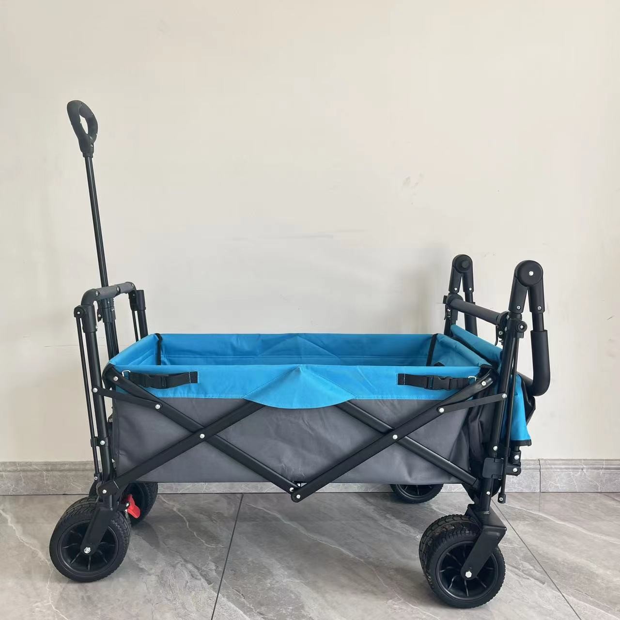 Outdoor Tent Camping Folding Car Outdoor Camping Integrated Awning Cart