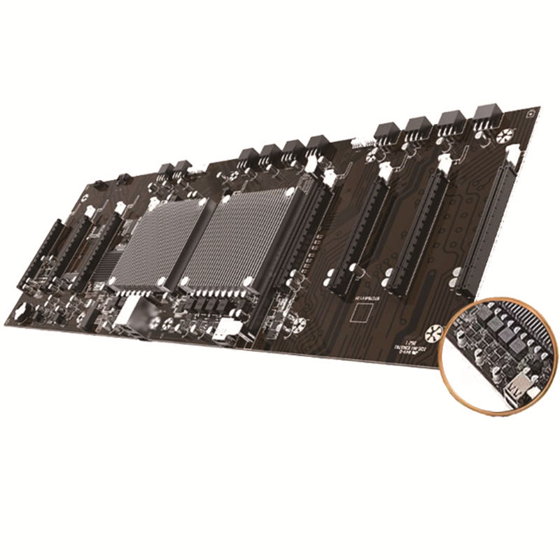 Customized X79 motherboard with daul CPU support RTX 3060 3060M graphics card with 9 GPU card X79 motherboard
