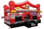 Custom Logo Inflatable Bounce House Karate Center WSC-252 PVC Material
