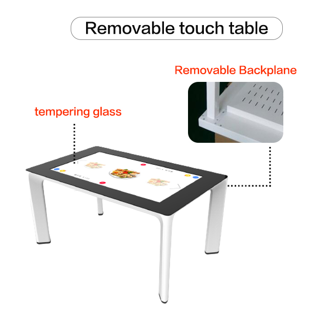 LCD interactive capacitive digital touch screen table For game/advertising/exhibition smart touch table