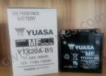 17Ah Absorbent Glass Mat 12V AGM Battery Yuasa YTX20A-BS OEM