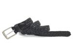 Durable Mens Casual Braid Leather Belt With Zinc Alloy Buckle Material