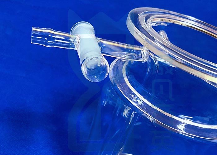 High Purity Quartz 2.2g/Cm3 Science Lab Glassware With Grinding Mouth And Grinding Stopper