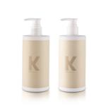 Empty Hair Care Containers Eco Friendly RPET PET Plastic Bottle 400ml