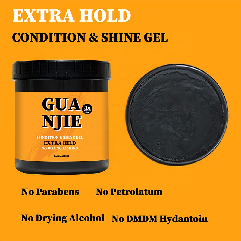 Customization Acceptable Organic Braid Gel For Extra Hold And High Shine On Oily Hair