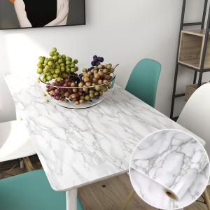 Wholesale Apartment Cream Marble Effect Wallpaper Bedroom 60cm*10m Moisture Proof from china suppliers
