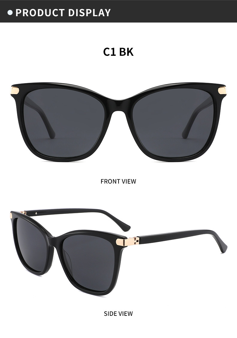 Custom Handcrafted Acetate Frames Sunglasses Driving Sunnies Lens Width 55mm