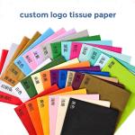 Eco Friendly Wholesale Packaging Custom Logo Printed Colored Flower Wrapping