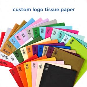 Wholesale Eco Friendly Wholesale Packaging Custom Logo Printed Colored Flower Wrapping Paper 17gms Gift Tissue Paper from china suppliers