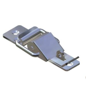 Wholesale Galvanized Finished Silver Small 201 Spring Loaded Draw Latch Hasp from china suppliers
