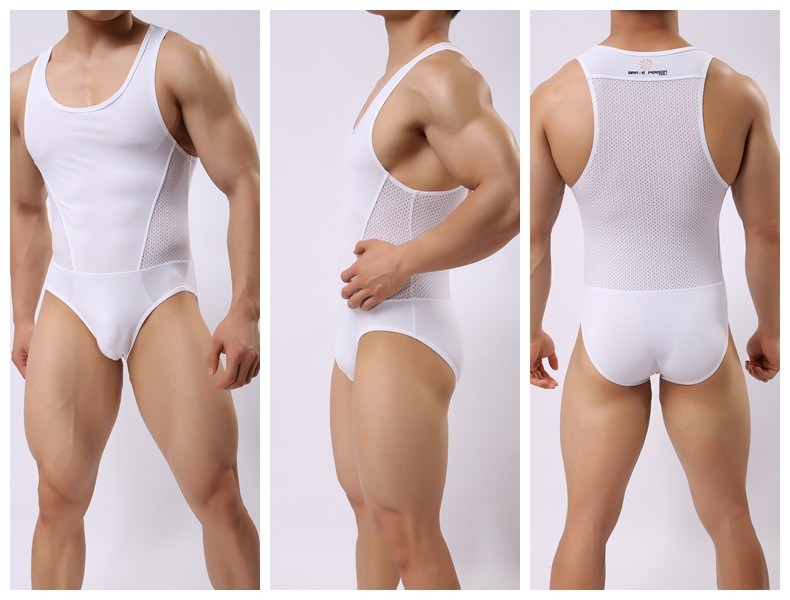 Men'S Wrestling Wear Singlet Sportswear Gym One Piece Tops Fitness Jumpsuit