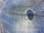 LTD Ladies Denim Jeans / Light Wash Denim Jeans With Blasting / Whisker TW76855