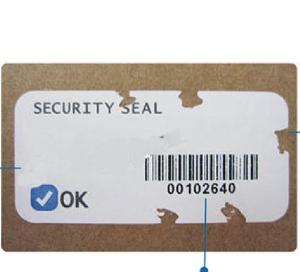 Wholesale Destructive Label Material Easy Break Label Material Fragile Sticker Paper from china suppliers