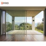 Insulated Thermal Break Slim Aluminum Frame Glass Sliding Door For Residential
