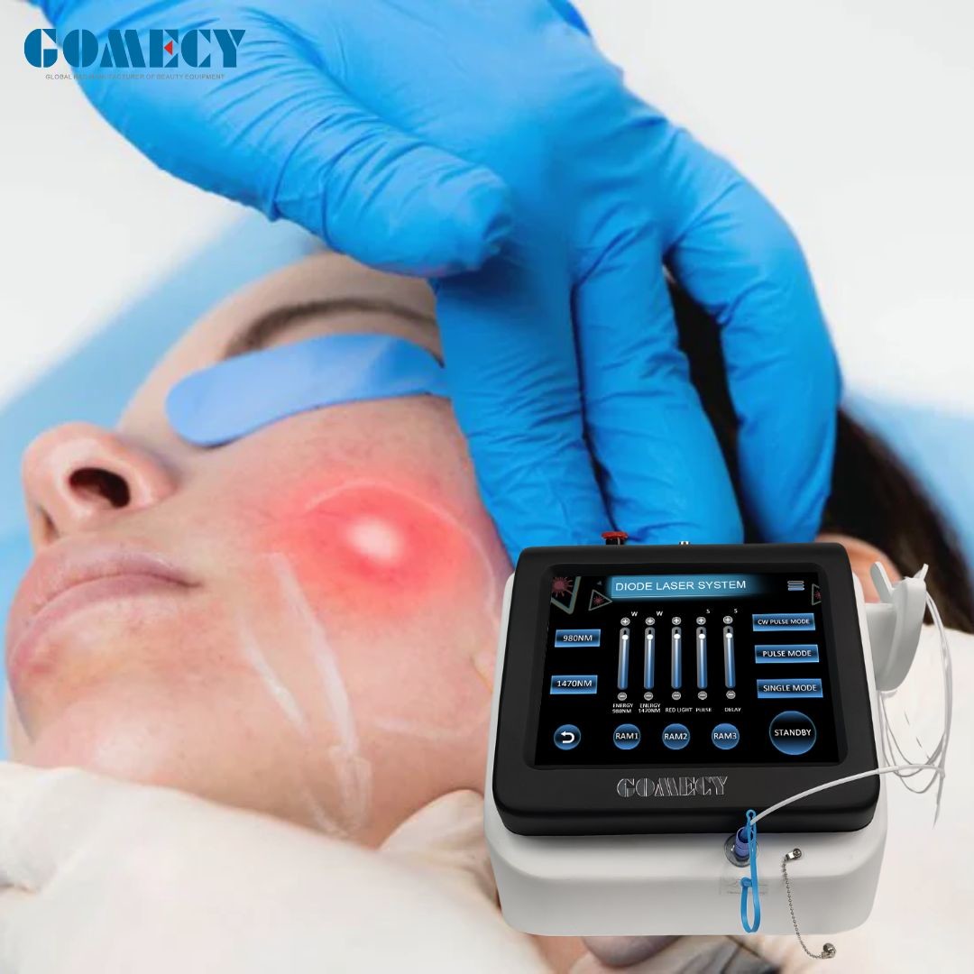 980 1470nm Diode Laser Physiotherapy Treatment Liposuction Laser Slimming Endolifting Lipolysis Machine For Clinic