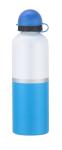 Colorblock Style Aluminum Sports Water Bottle With Cap Lid 750ml Capacity