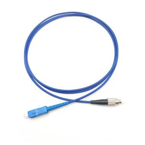 Wholesale Blue SS Single Mode Fiber Patch Cord G625D Pre Terminated Fiber Cable from china suppliers