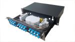 Fiber Optic Cable MTP MPO Patch Panel 2U 144 Modular 6 Cassettes 24 Cores