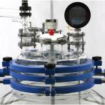 Intelligent Control Double Jacketed Glass Reactor Customizable Steel Tubes