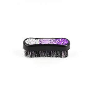 Wholesale Little &quot;8&quot; Shaped Personalized Horse Brushes 12.5cm Bling Gradually Changing Color from china suppliers