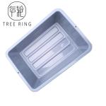 Grey Color Rectangular Hotel And Restaurant Serving Tray 560*380*176 mm