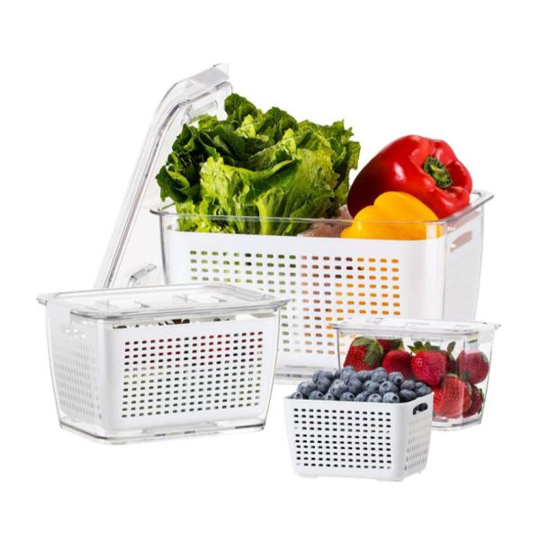 Fresh Vegetable Fruit Storage Containers Produce Saver Fridge Food Storage